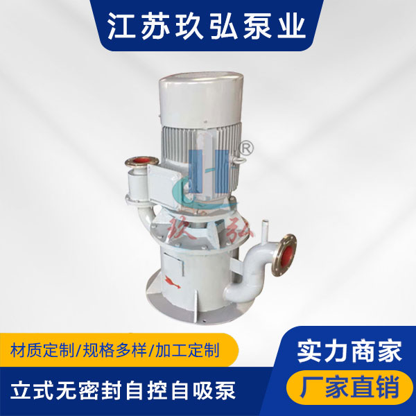 WFB立式无密封自控自吸泵(图1) WFB立式无密封自控自吸泵(图1)