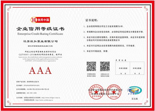 企业信用等级