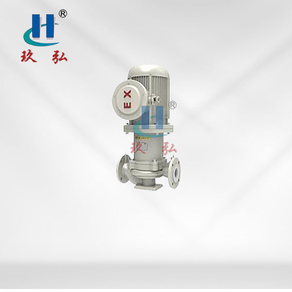 HCLF无泄漏衬氟磁力管道泵